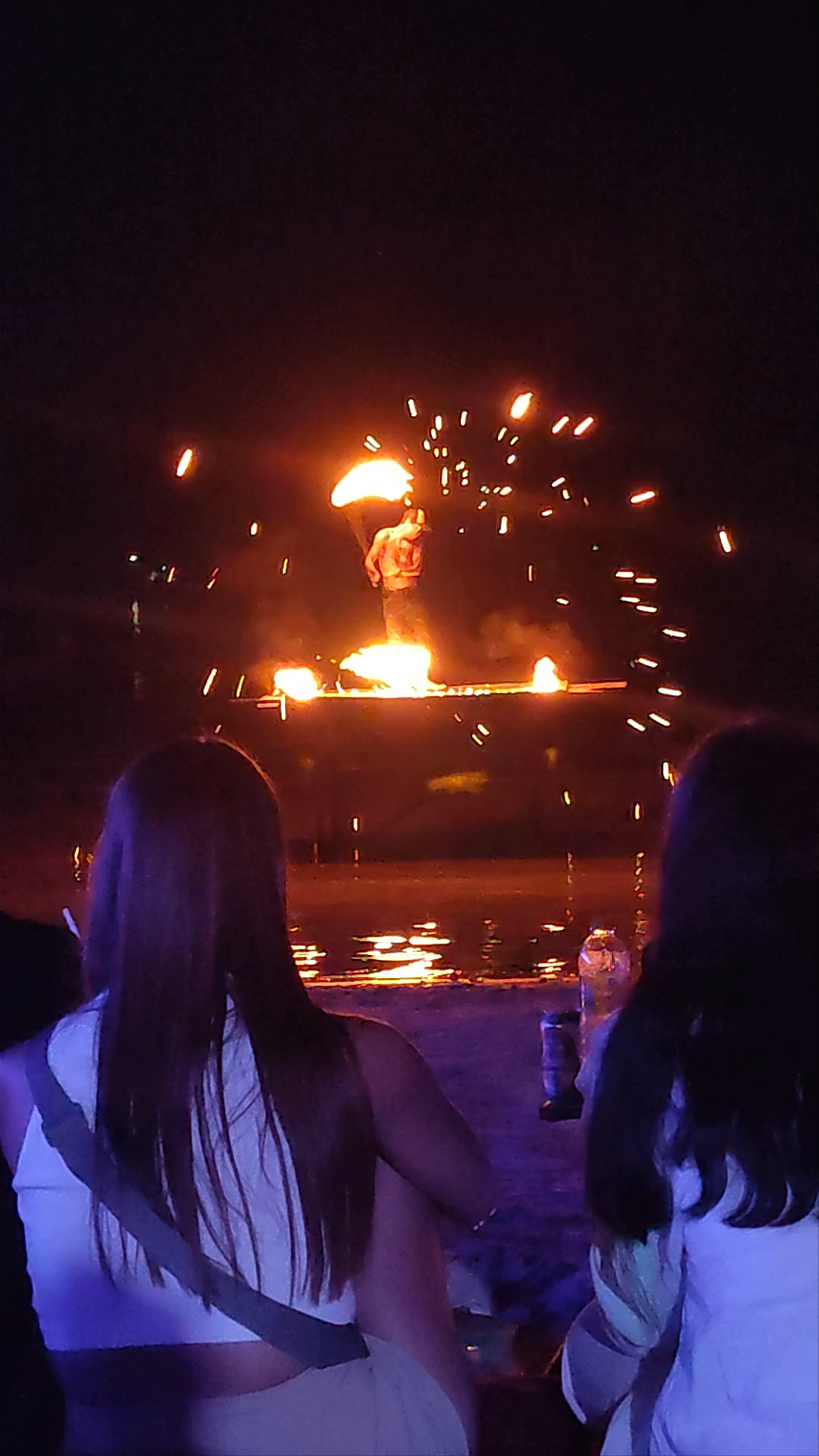 Electrifying Fire Dance Show at Lotus Bar, Ko Tao