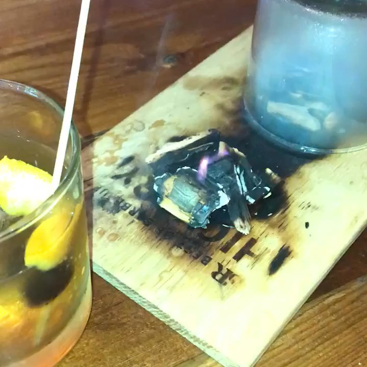 Standard at Roswell - Smoked old fashioned, smoked to order! - Pizza Near Me - Atlanta, Georgia