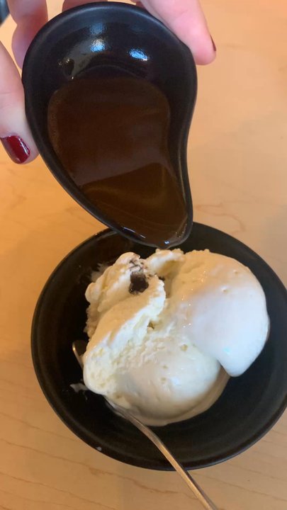 Musoshin Ramen - Hojicha Affogato - Ramen Near Me - Toronto, Ontario