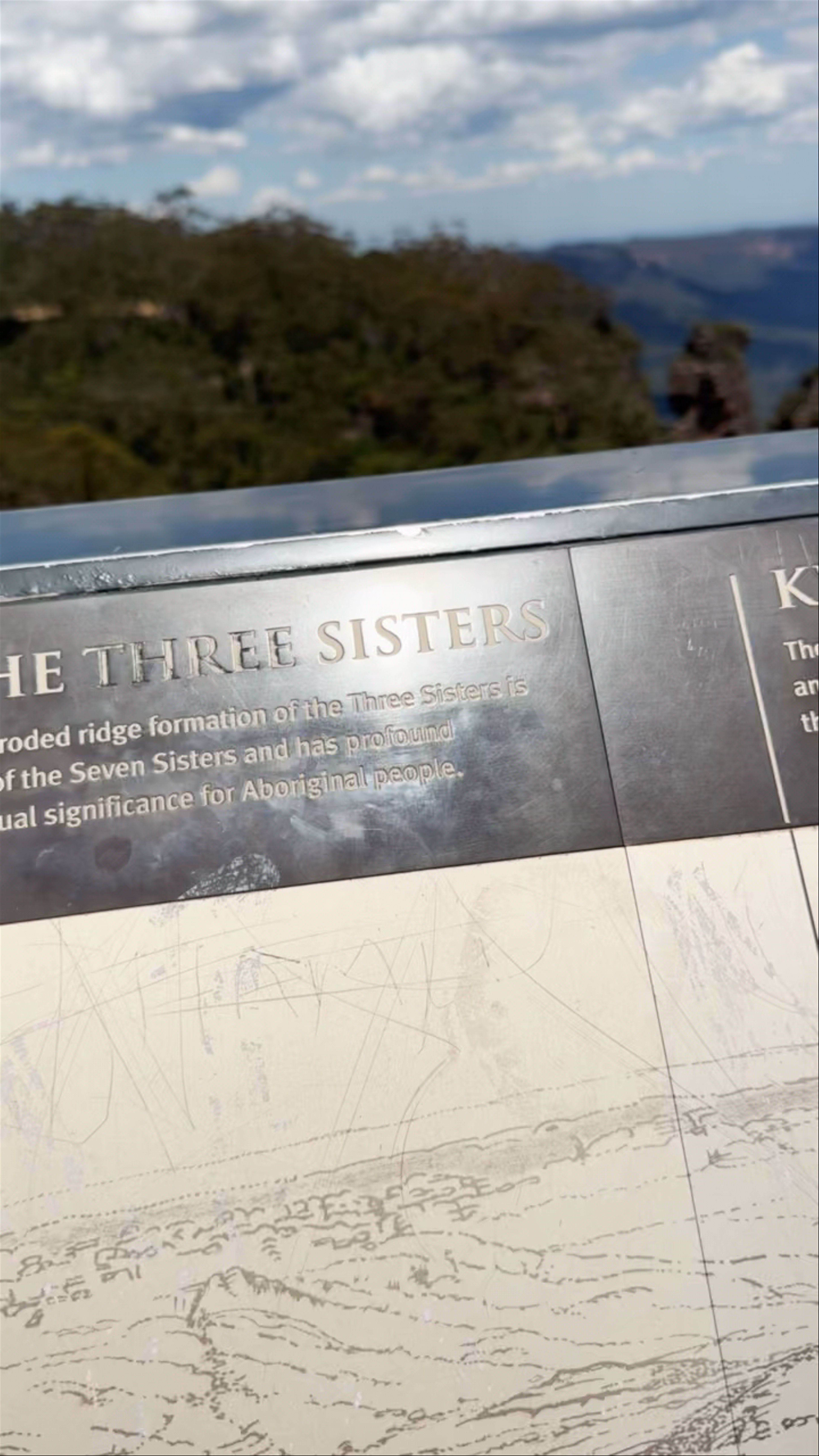 Echo Point Lookout and The Three Sisters, Katoomba NSW, Australia