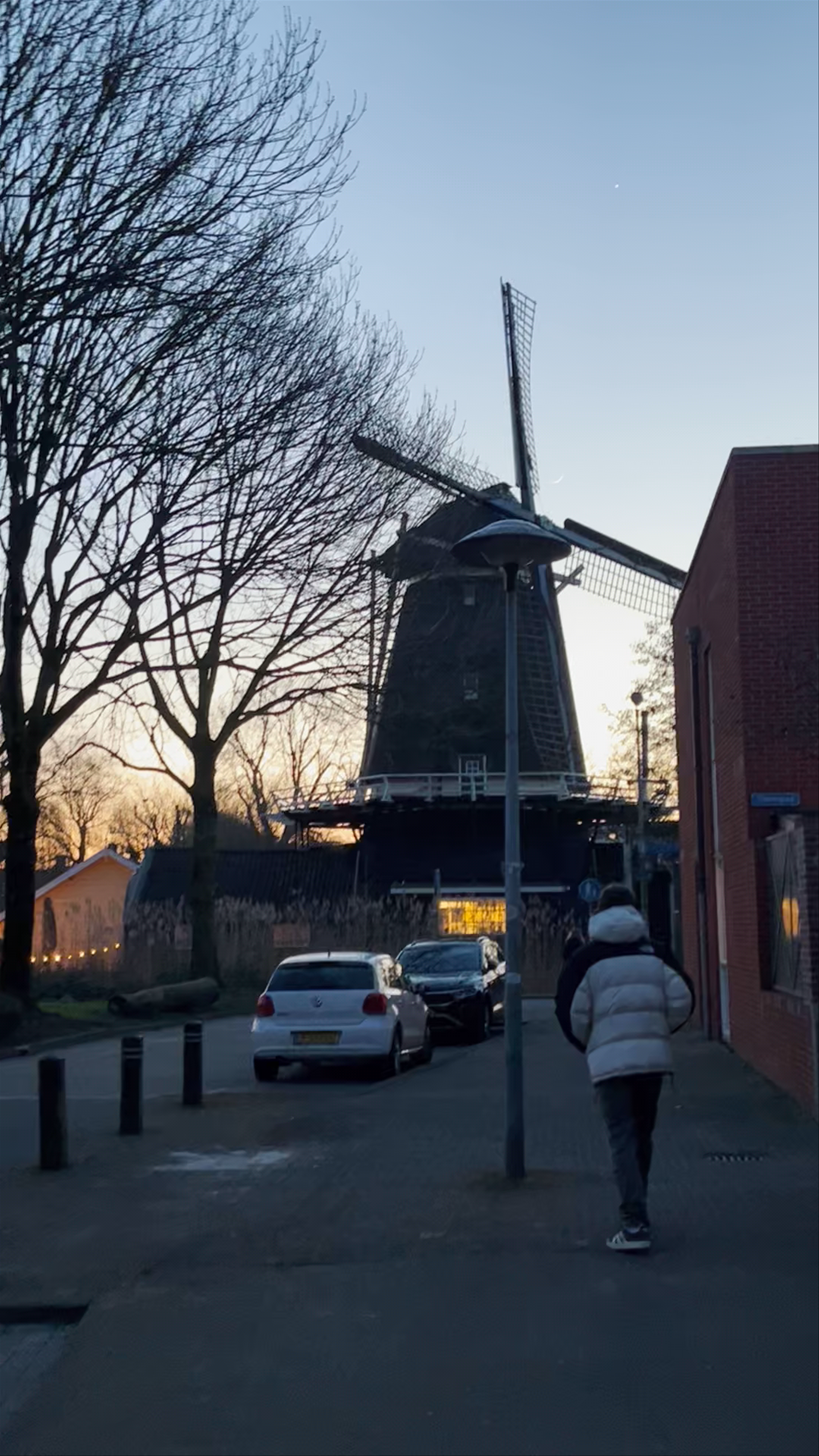 Molen de Ster: Evening Stroll by Utrecht’s Historic Windmill