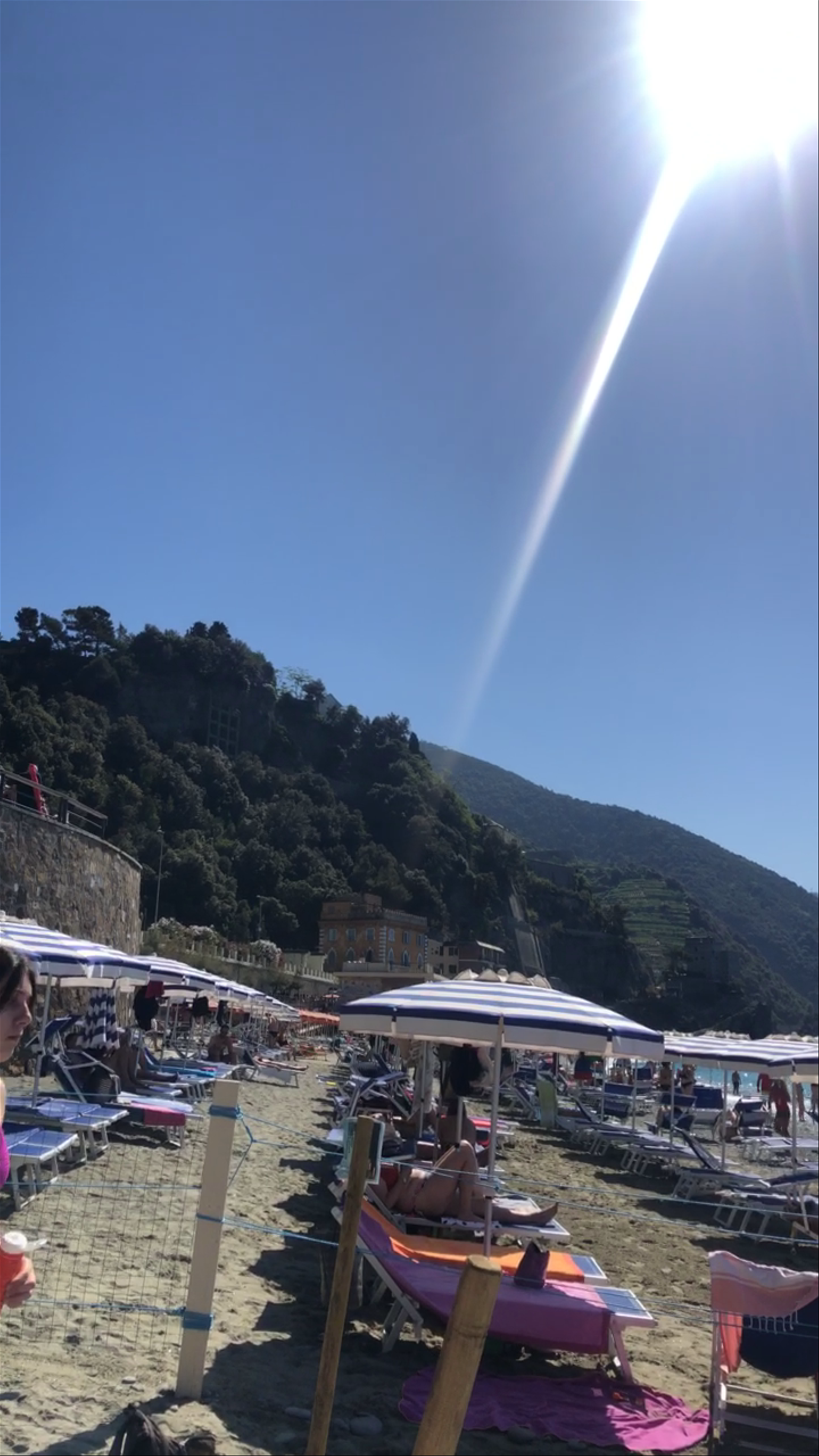 Monterosso public beach (Fegina)
