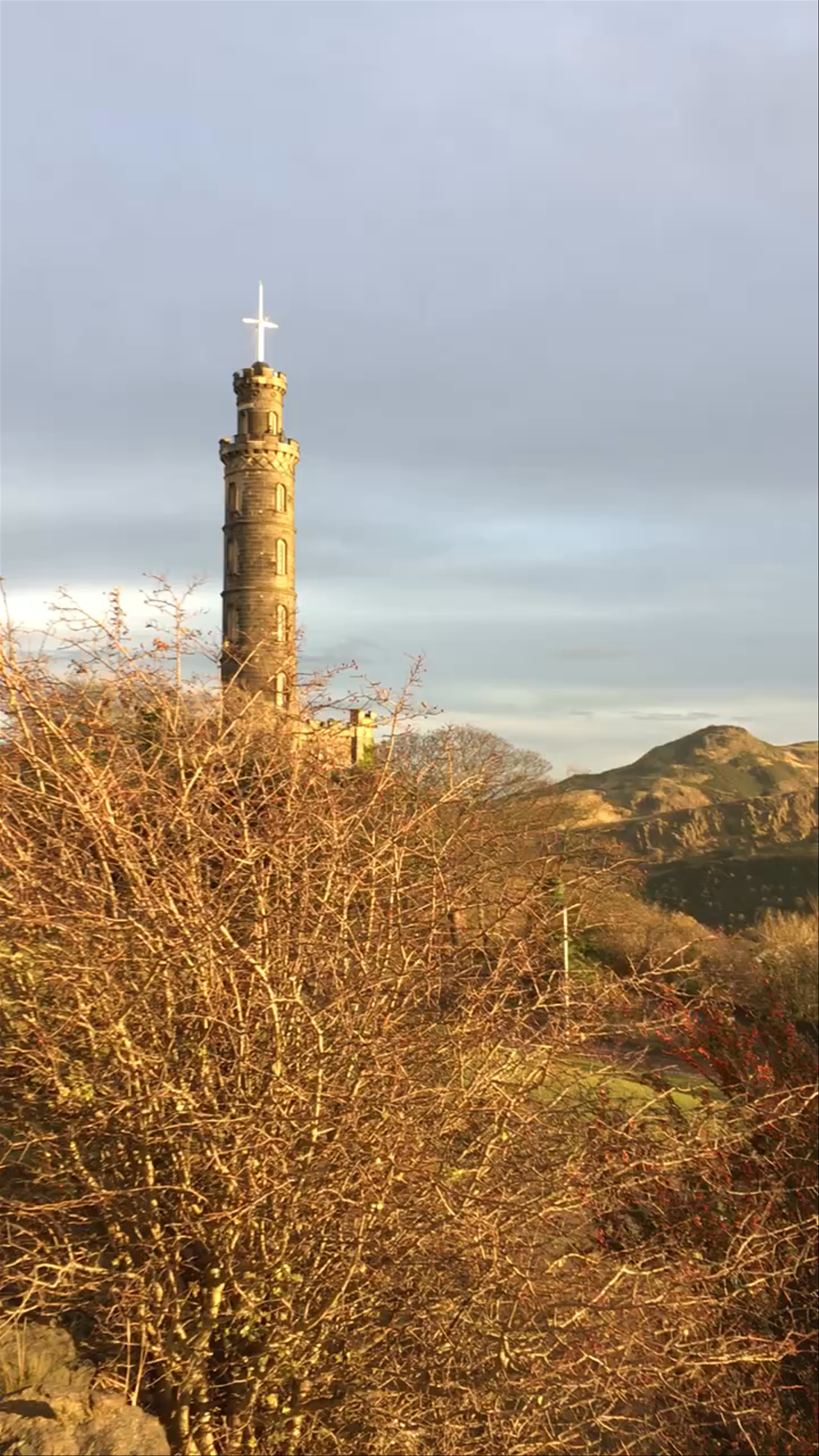 Calton Hill Golden Hour Views in Edinburgh