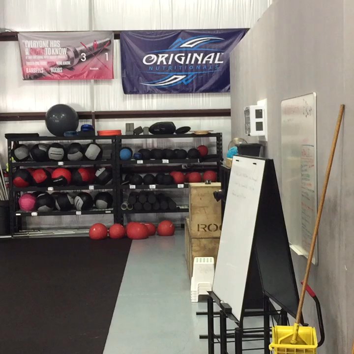 Behemoth Gym - Beautiful box, and Aja, Leah, and Aryan polishing it up. - Trainers Near Me - Cypress, Texas