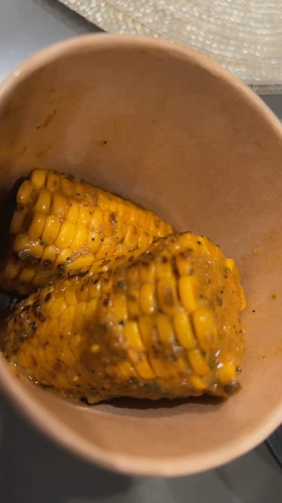 Jerkies - Curry corn, Jerk Shrimp Gyro, Oxtail, fried Catfish, diri jon jon rice, and steam veggies (cabbage and collard greens) - Caribbean Near Me - Elizabeth, New Jersey