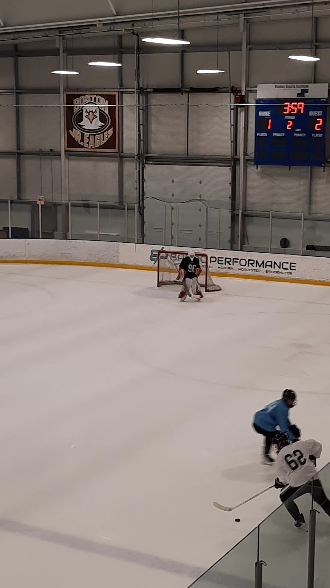 Eric Frank's Incredible Diving Save at CCM Selects in Boston.