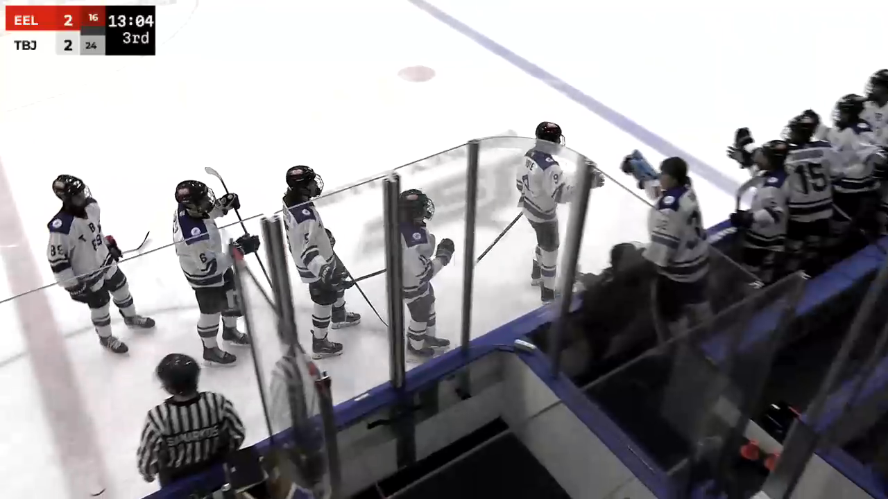 Chandler Moore's 2nd goal of game to take 3rd period lead for Tampa Bay Juniors! 2/26/26