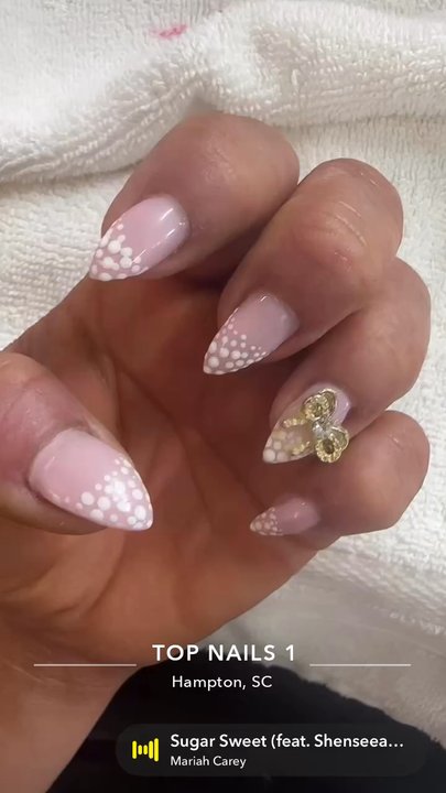 Top Nails - Some polkadot - Nail Salons Near Me - Hampton, South Carolina