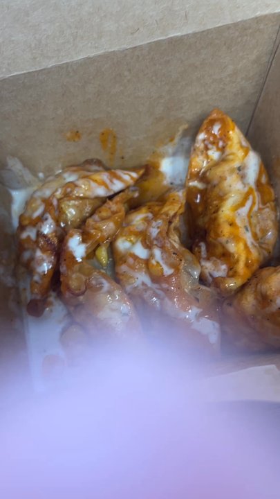 Wing It On! - Buffalo Chicken Dumplings, corn , lemon pepper waffle fries - Chicken Wings Near Me - Copiague, New York