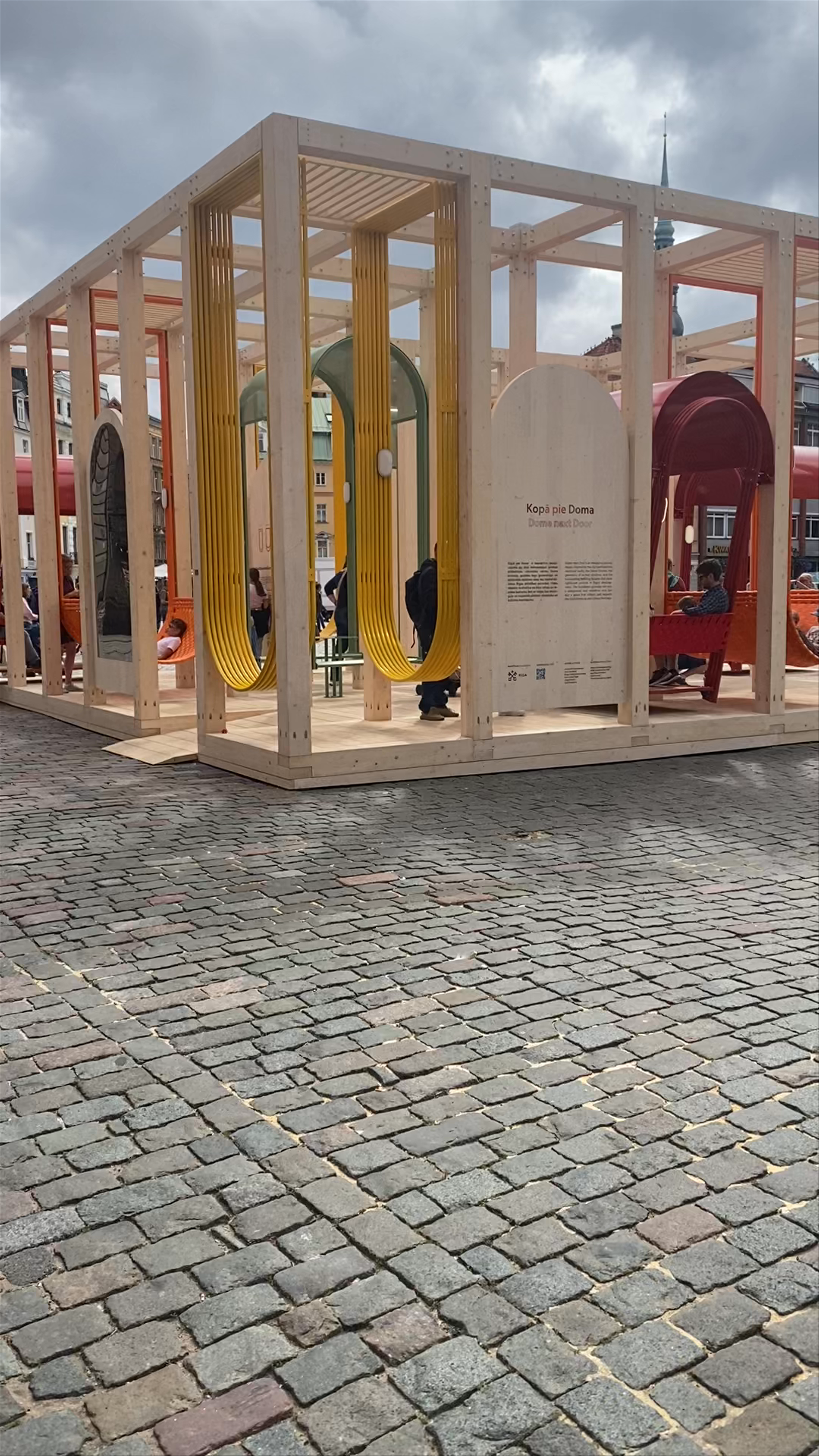 Dom Square Interactive Art Installation in Riga's Central District