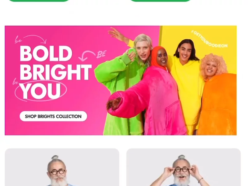 Ad for Oodie