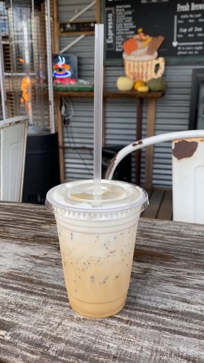 Village Creek Coffee - The Iced Polar Bear - delicious. - Desserts Near Me - Silsbee, Texas