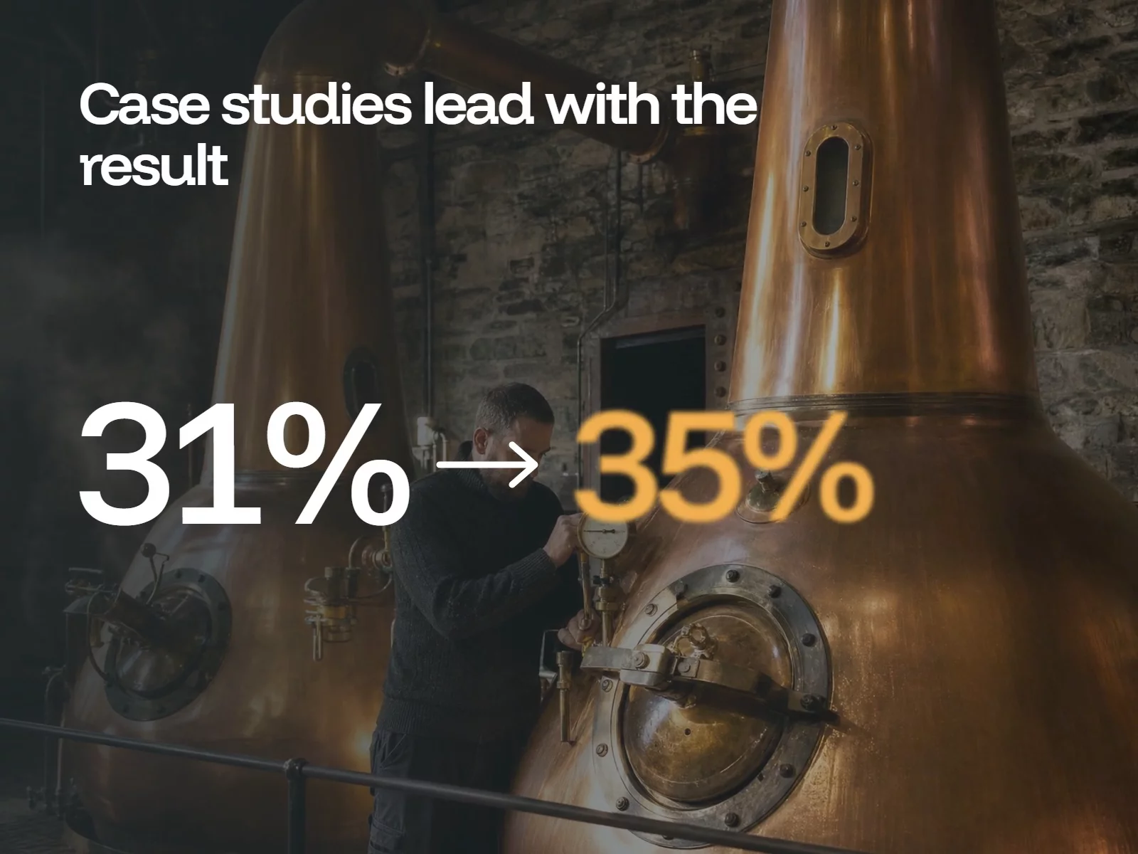 Ferrow is free. It's a site for small consulting firms: every case study leads with the number before and after (31% to 37% gross margin, set in the CMS), and the fees are on the page.Let me know what you think!