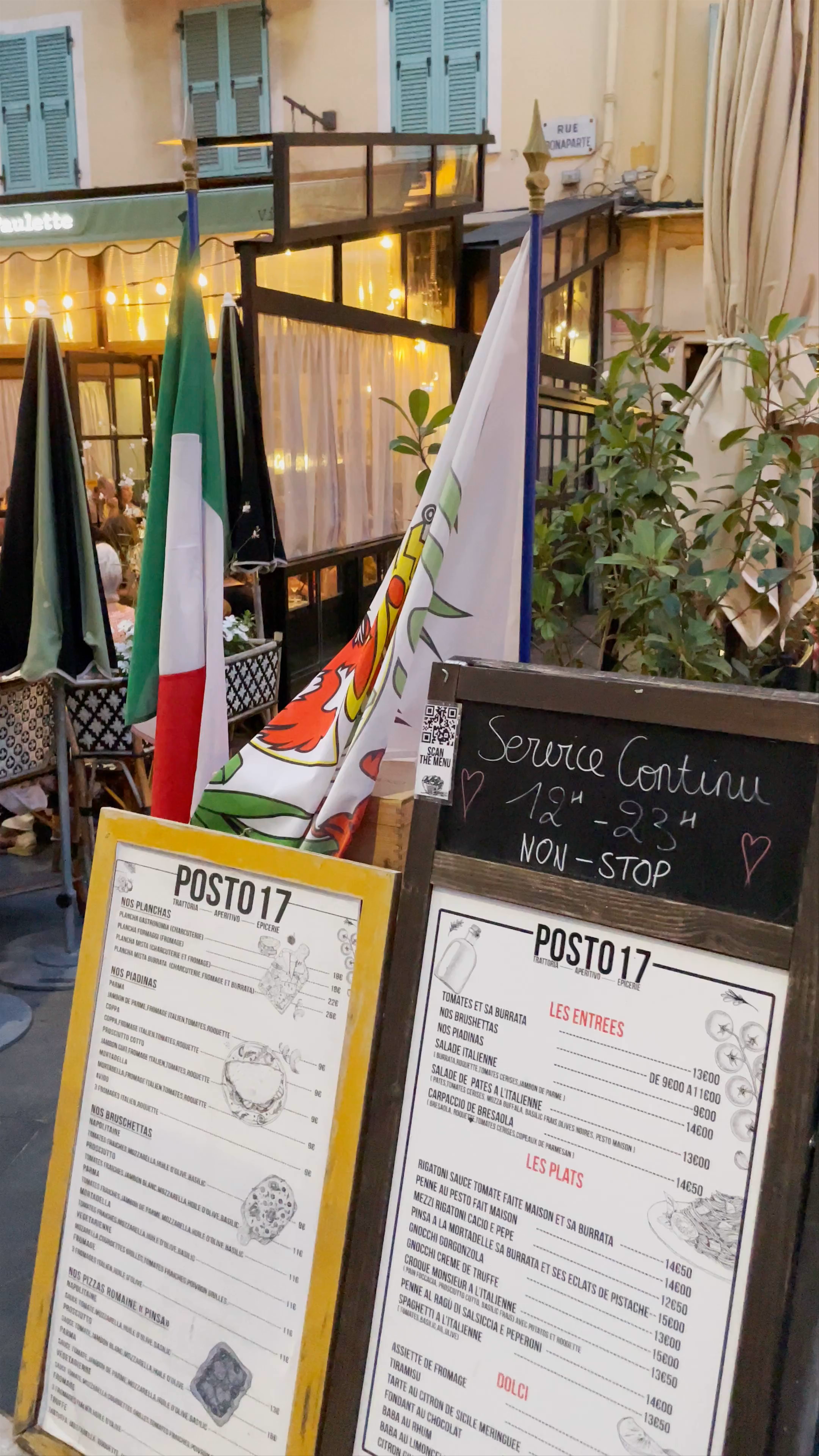 Posto 17: Lively Italian Dining Experience in Nice