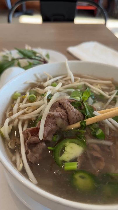 KJB Pho and Eggrolls - Pho Steak Filet Mignon - Vietnamese Near Me - Costa Mesa, California