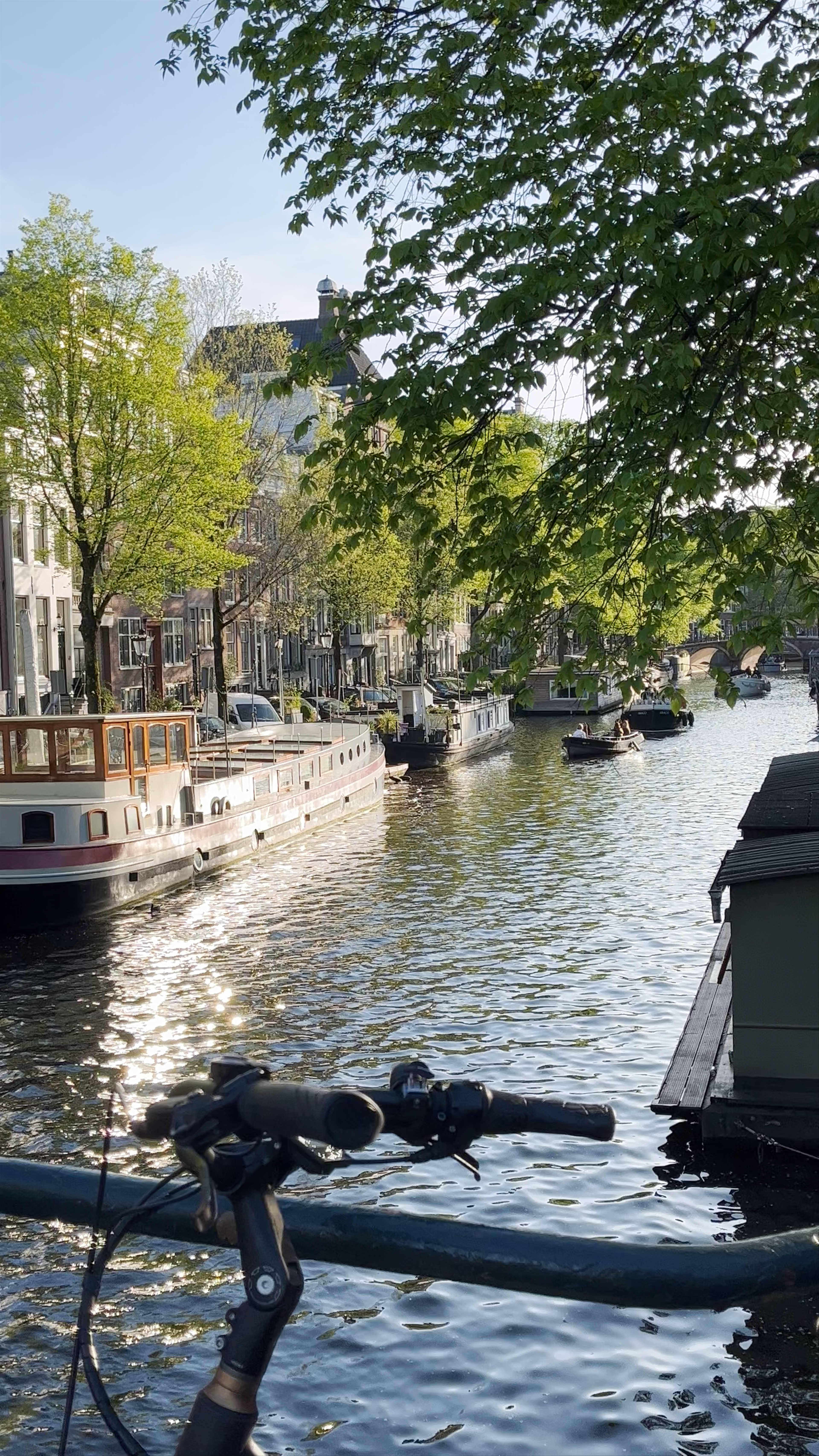 Sunny Afternoon Along Prinsengracht Canal, Amsterdam