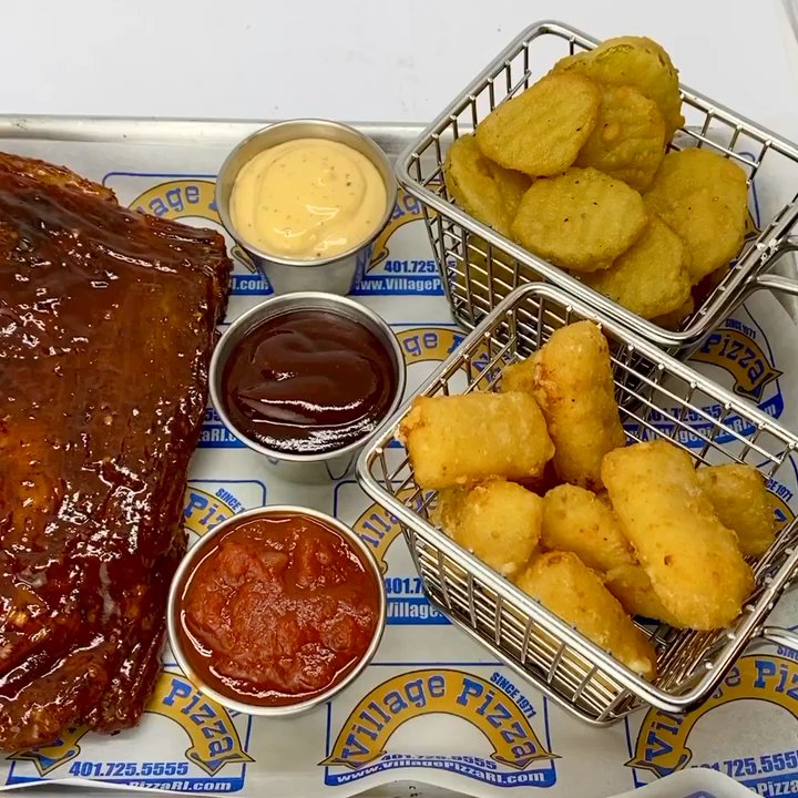 Village Pizza - Rib Dinner - Pizza Near Me - Central Falls, Rhode Island