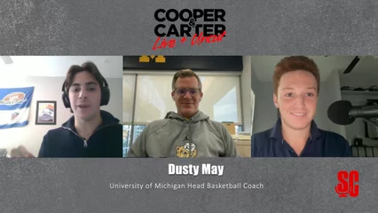 Talking Basketball with the Wolverines' Coach Dusty May