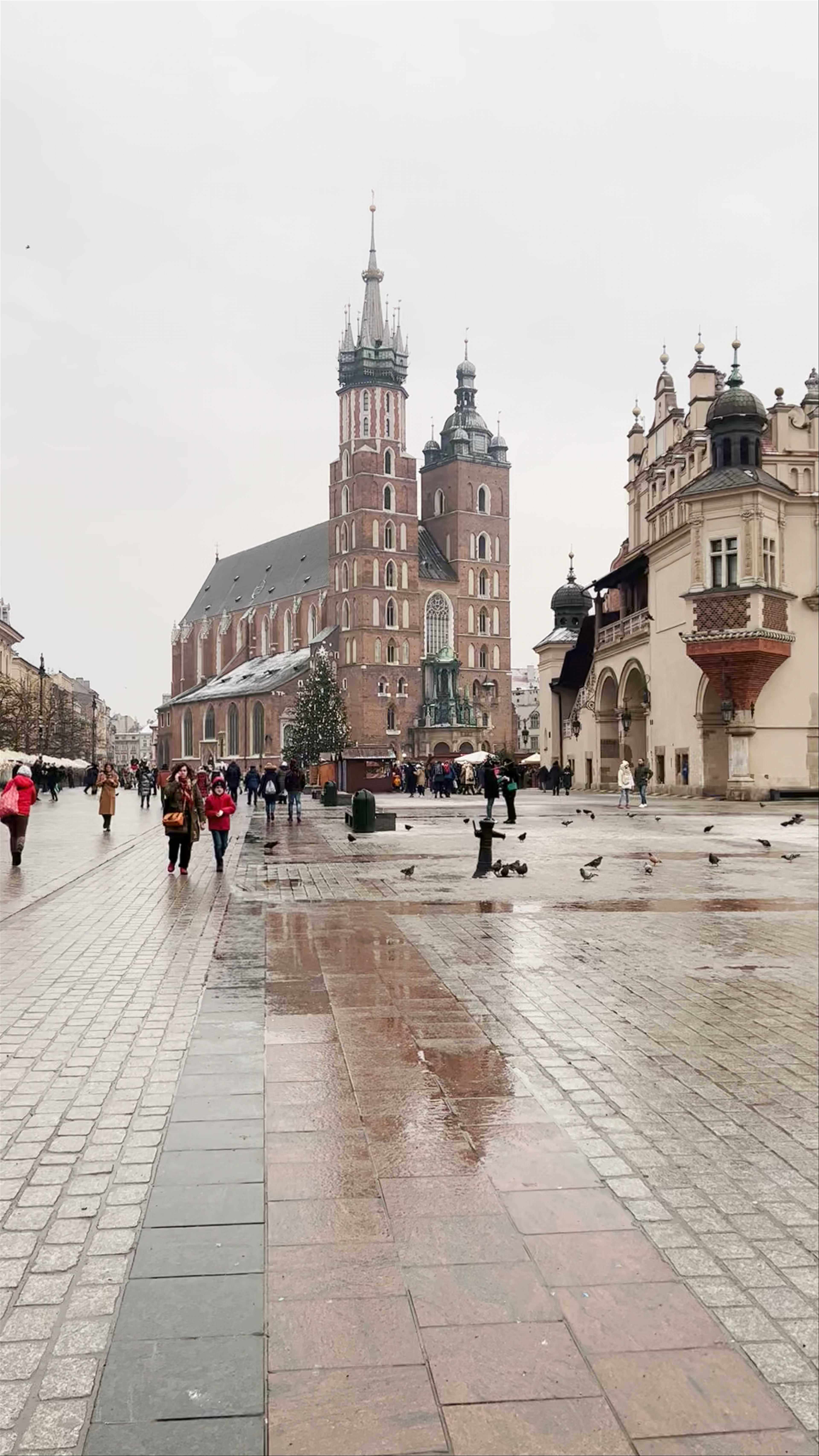 Rynek Główny: Winter Stroll through Kraków's Main Square