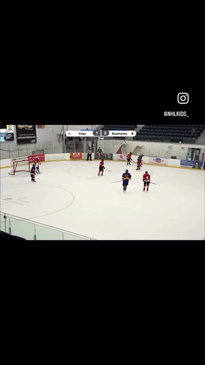 Wesley Gauthier's Incredible Big Toe Save for NHL Kids Little Black Hawks