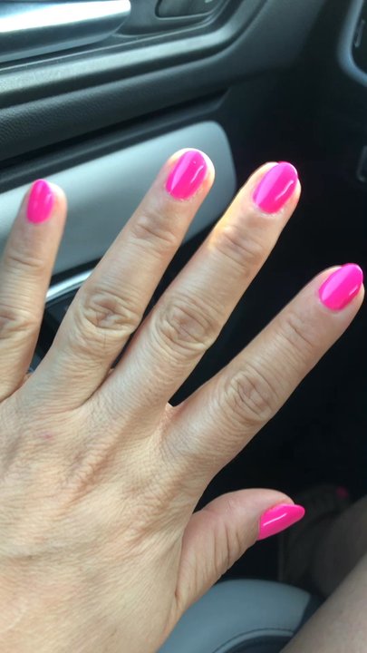 Puffin Nails - Gel manicure hot pink - Nail Salons Near Me - Concord, California