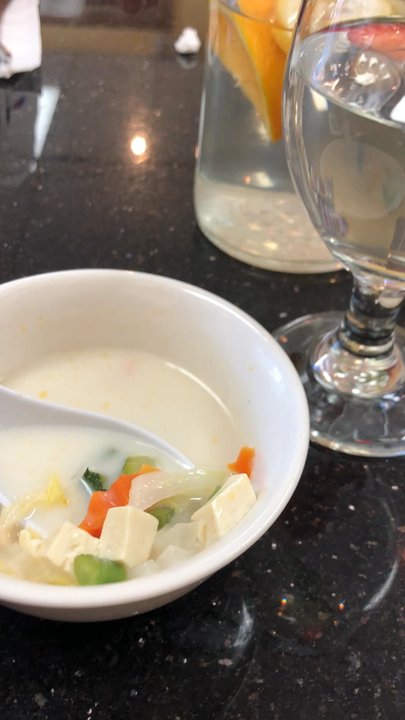 Pad Thai Restaurant - Lunch vegetable soup! So bomb! Lemon grasss with the creamy coconut broth is so good! Tom Kha for the win! Yummmmm - Thai Near Me - Escondido, California