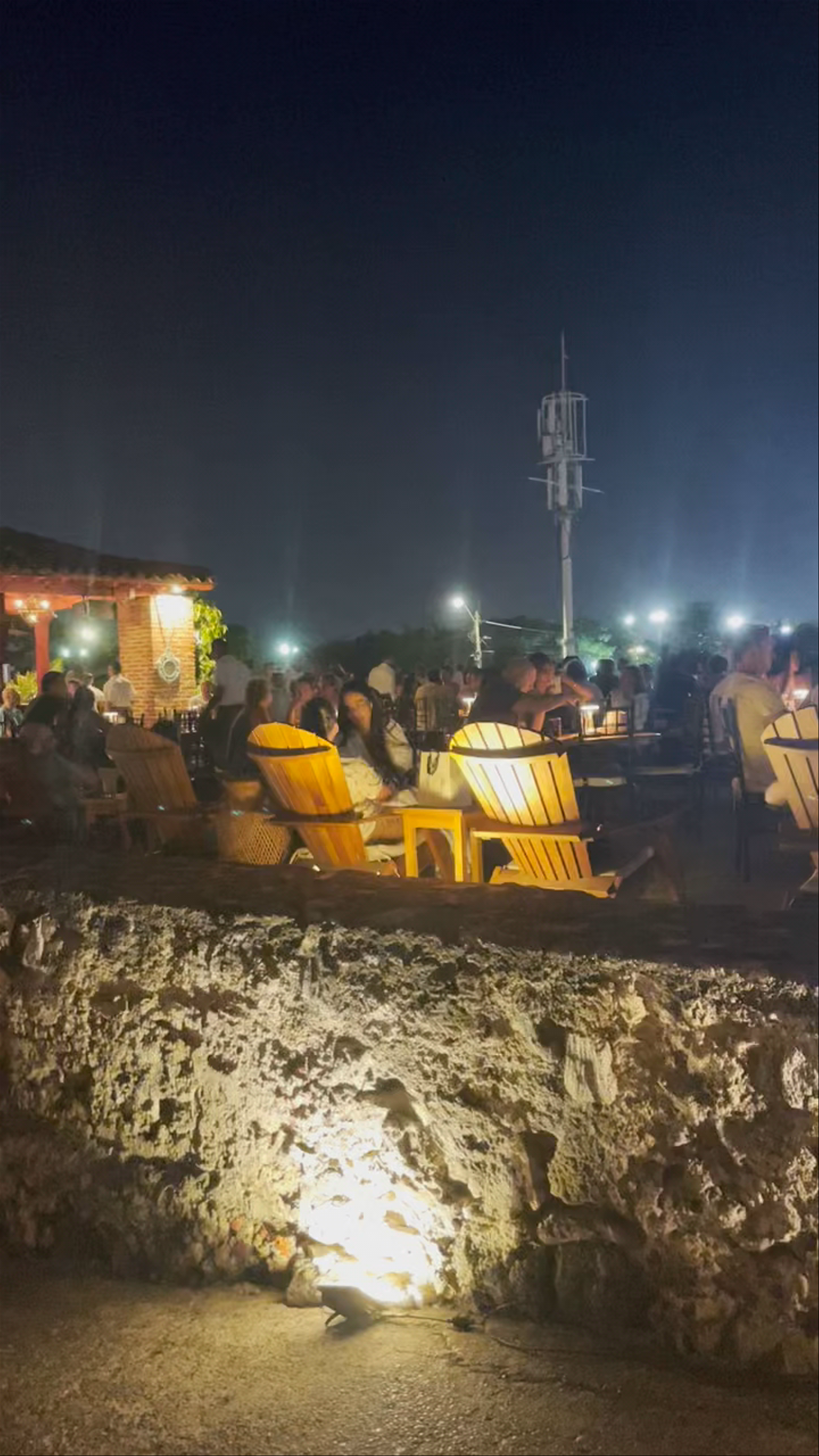 Nightlife at Plaza de Santa Teresa in Cartagena de Indias