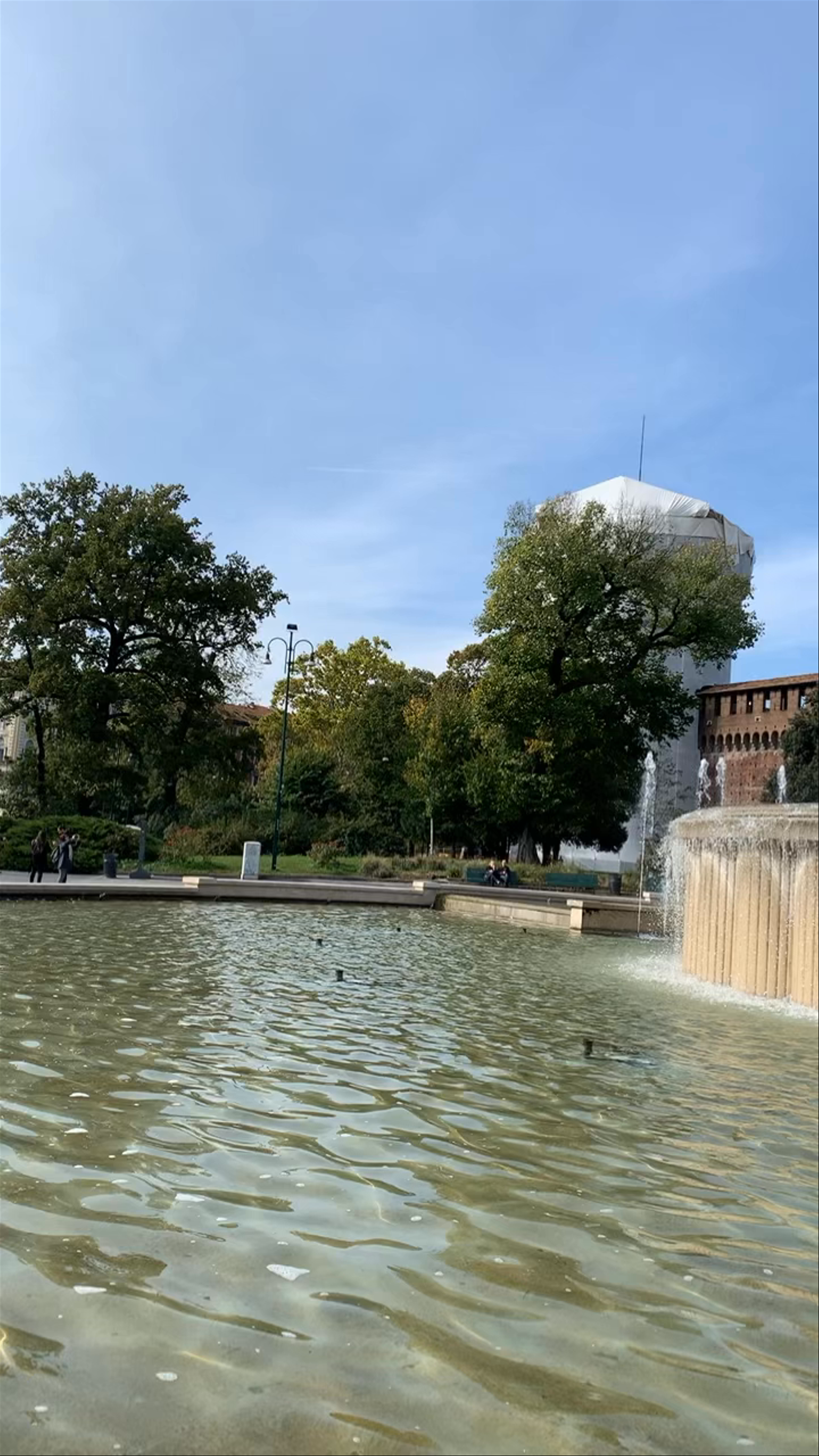 Sunny Afternoon at Piazza Castello, Milan