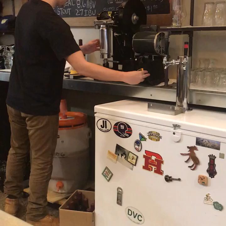 Wet Ticket Brewing - Beer canning machine! - Breweries Near Me - Rahway, New Jersey