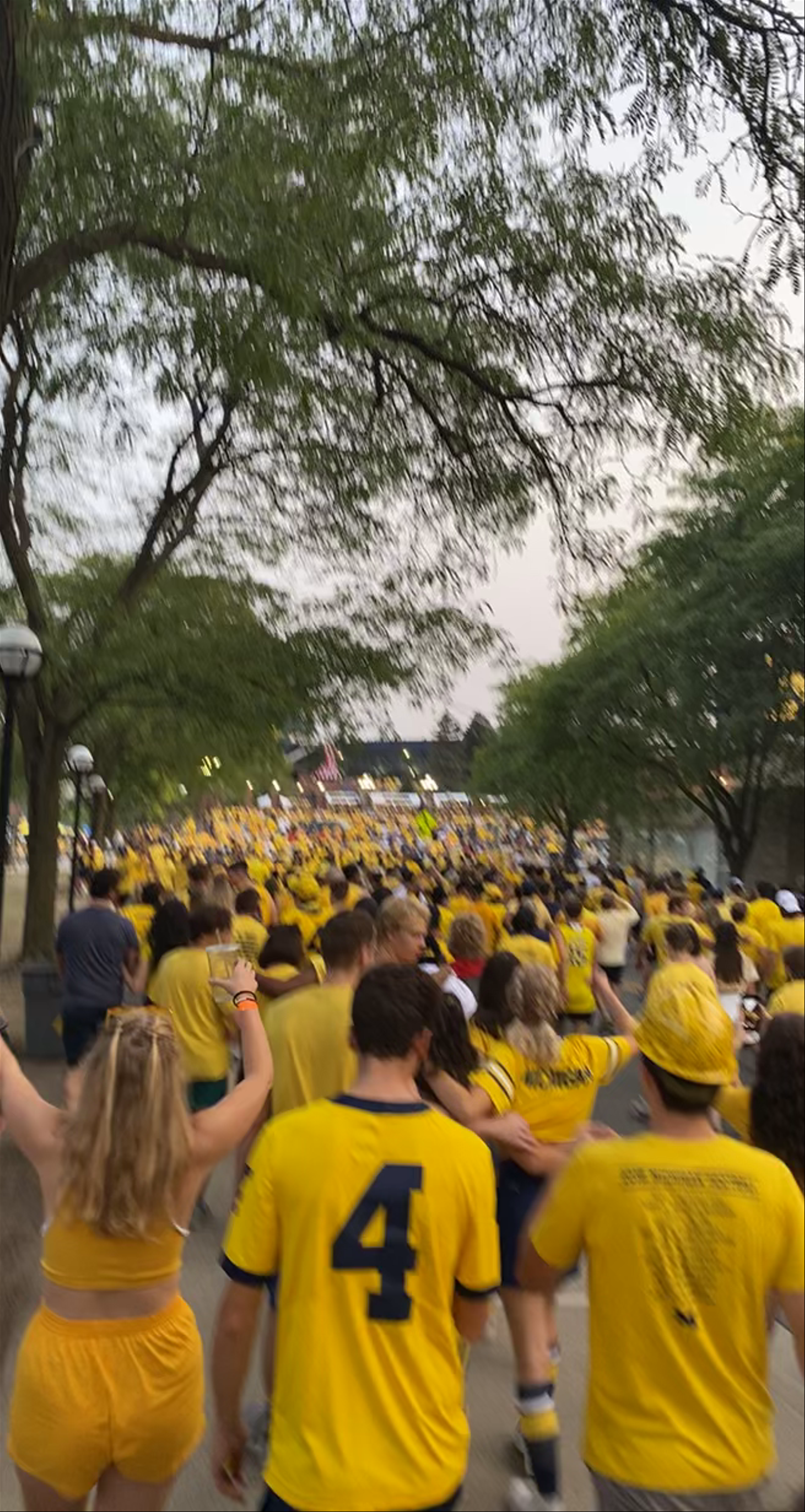 Michigan Stadium Game Day at Ann Arbor