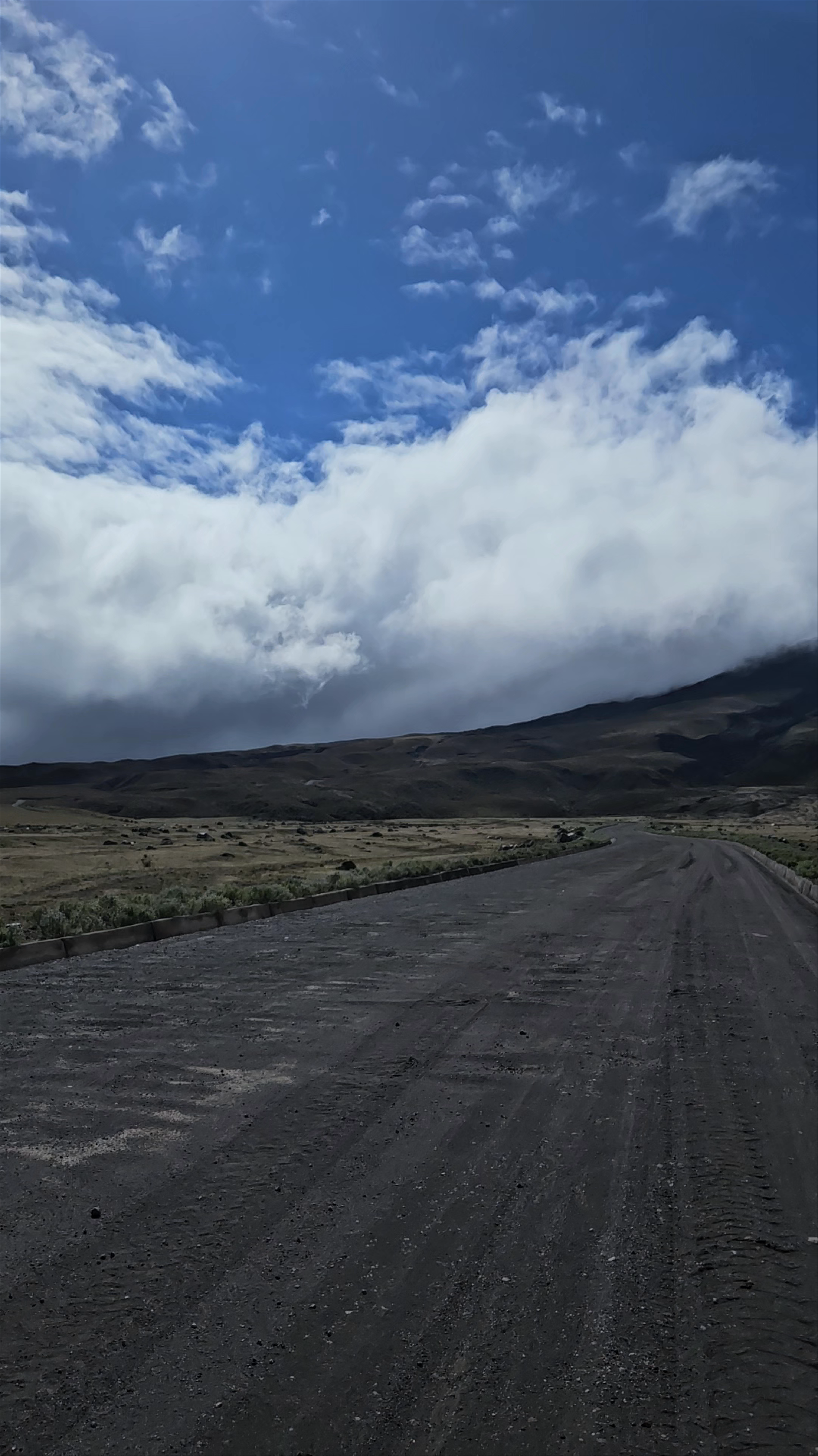 Vista en la faldas del Cotopaxi