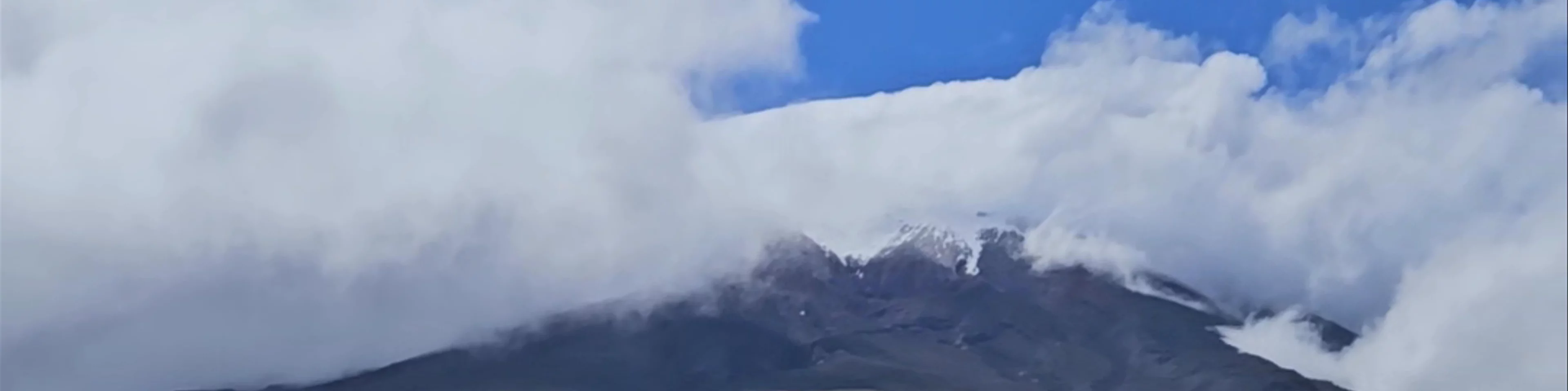 Vista en la faldas del Cotopaxi
