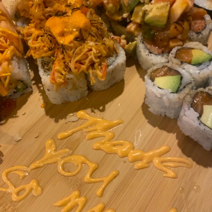Domodachi - SO MUCH SUSHI WE GOT A LAZY SUSAN! I was definitely lazy after this delicious meal - Sushi Bars Near Me - Rutherford, New Jersey