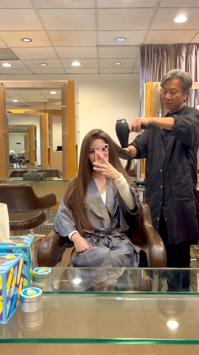 Salon De Chez-Moi - Ash Brown Color - Hair Salons Near Me - Alhambra, California