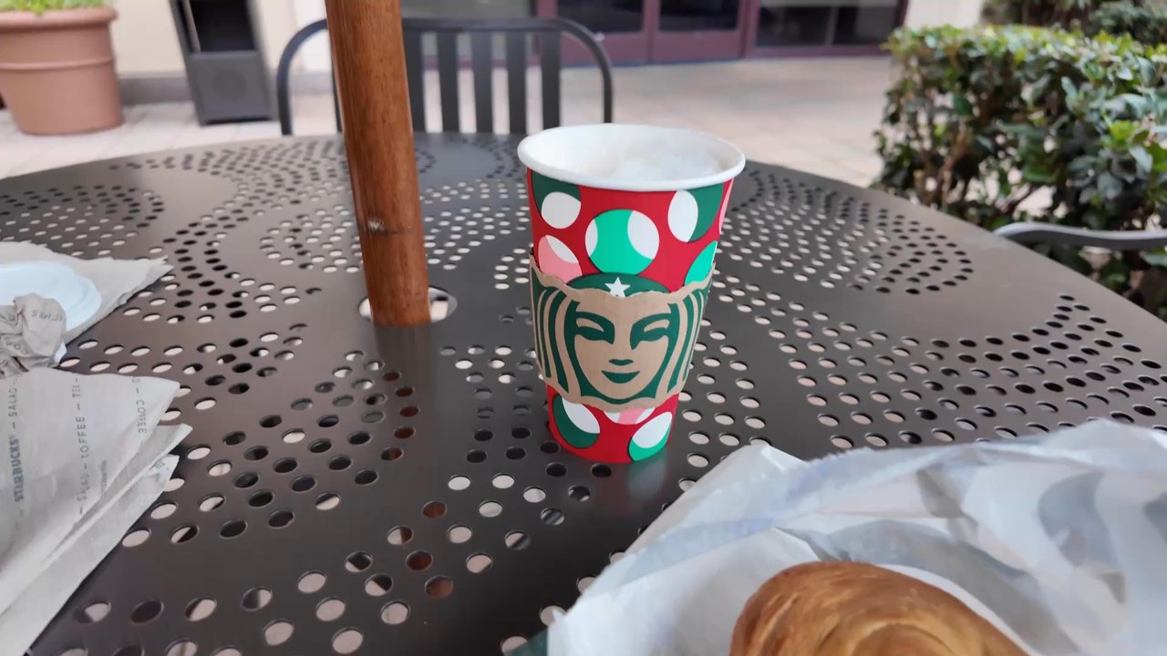 Starbucks - Cappuccino, Double-Smoked Bacon, Cheddar & Egg Sandwich - Coffee & Tea Near Me - Irvine, California