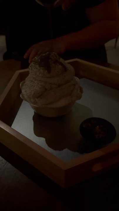 Musaek - Black Sesame Snowflake Bingsu 10/10 - Korean Near Me - New York, New York