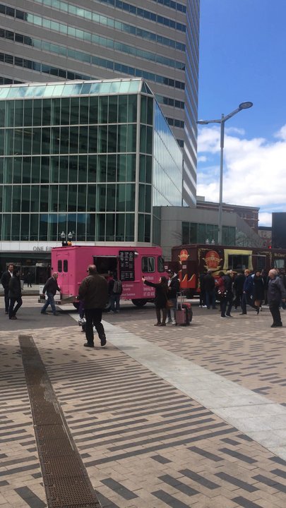 The Chubby Chickpea - @ Dewey Sq. Food truck day!!  So much to choose from - Food Trucks Near Me