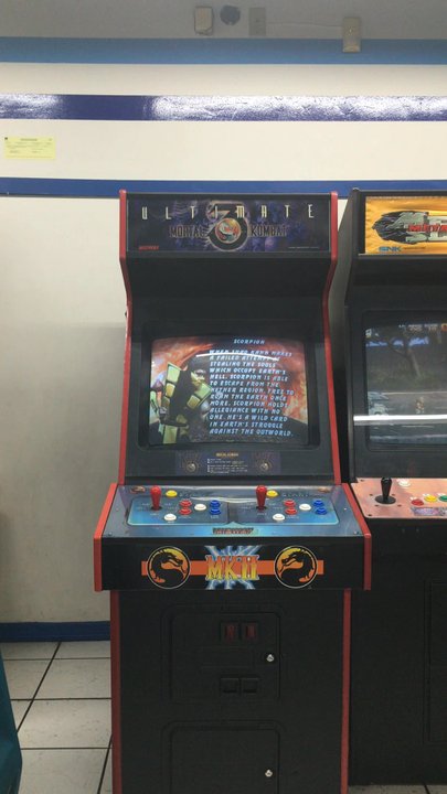 Laundromart - mortal kombat game eats your quarters.  the signage says it's both mortal kombat 2 and also mortal kombat 3.  wtf bro - Laundry Services Near Me - Greenacres, Florida