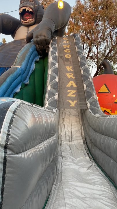 Mr Jack O' Lanterns Pumpkins - King Kong slide - Christmas Trees Near Me - Brea, California