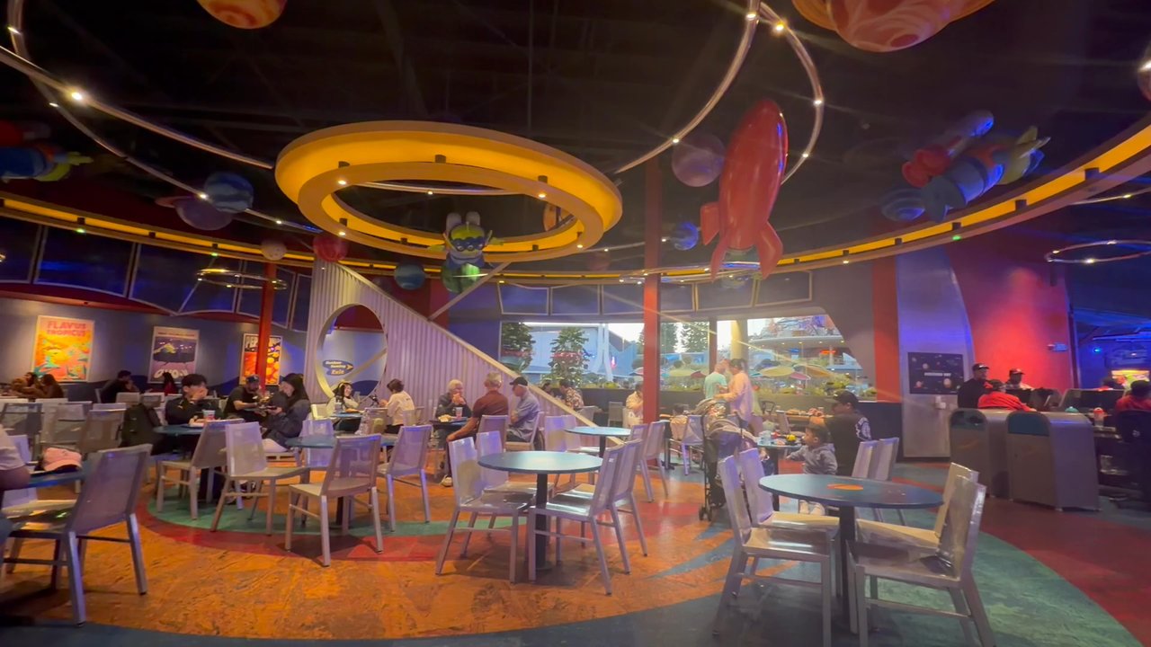 Alien Pizza Planet - Seating area - Pizza Near Me - Anaheim, California
