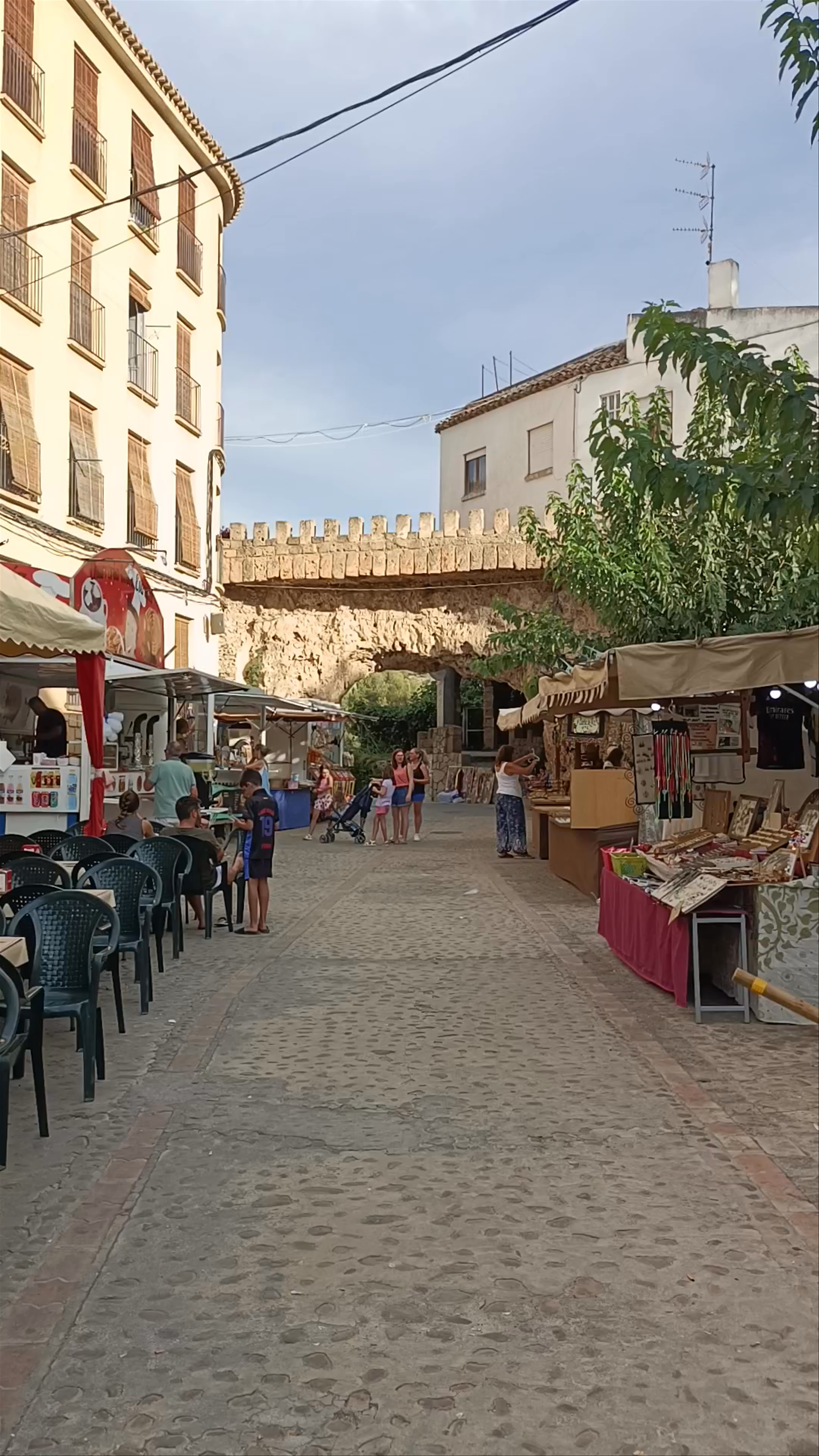 Arco de las Moreras Market Walk in Letur, Spain