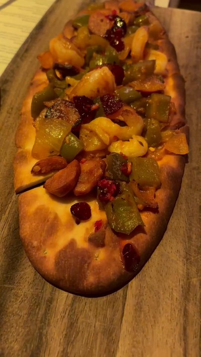 Tasca - Coca de Camarones y Chorizo - Spanish Near Me - New York, New York