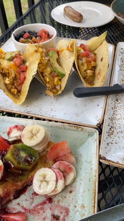 First Watch - Yall excuse my French ( literally lol) Food was amazing! We had French Toast Avocado toast  Breakfast tacos Million Dollar Bacon And drinks! - Breakfast & Brunch Near Me - Hoover, Alabama
