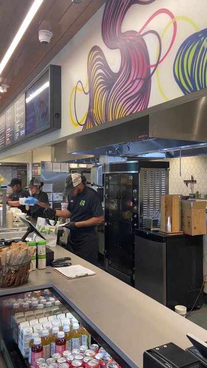 YAFO Kitchen - Vibrant colors inside - Mediterranean Near Me - Charlotte, North Carolina