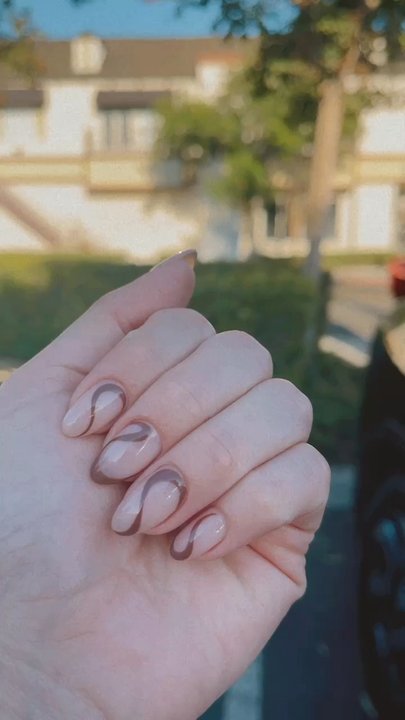 World Nails At Tustin - Fun intricate design (Gel X- almond shape) - Nail Salons Near Me - Orange, California
