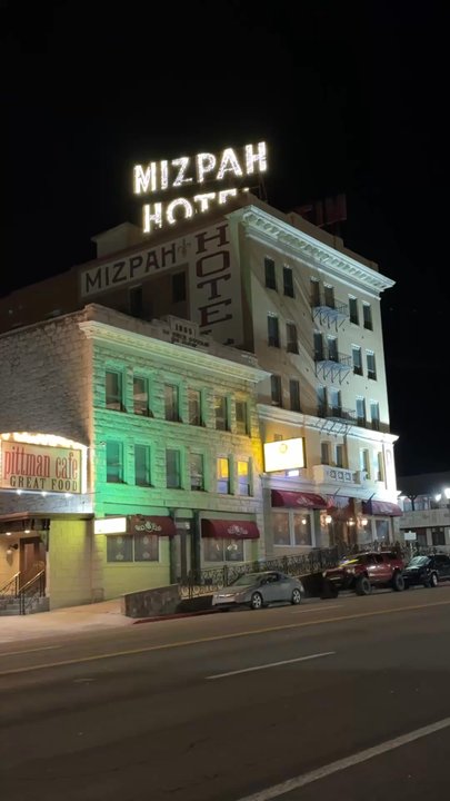 Mizpah Hotel - 11.26.25 the Mizpah Hotel, once named the #1 most haunted hotel in America by USA Today - Hotels Near Me - Tonopah, Nevada