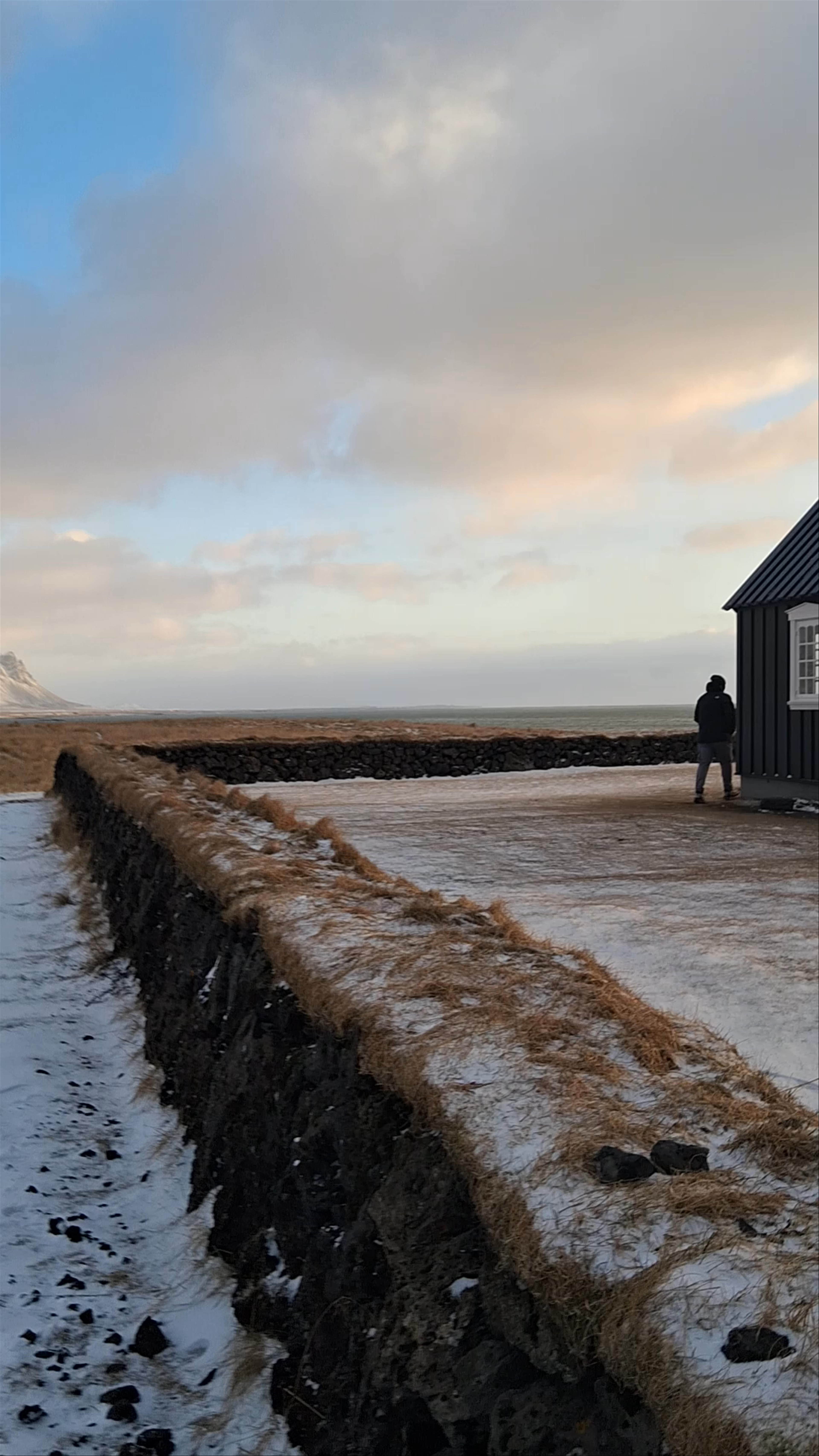 Búðakirkja: Mystical Black Church in Winter's Whisper, Iceland