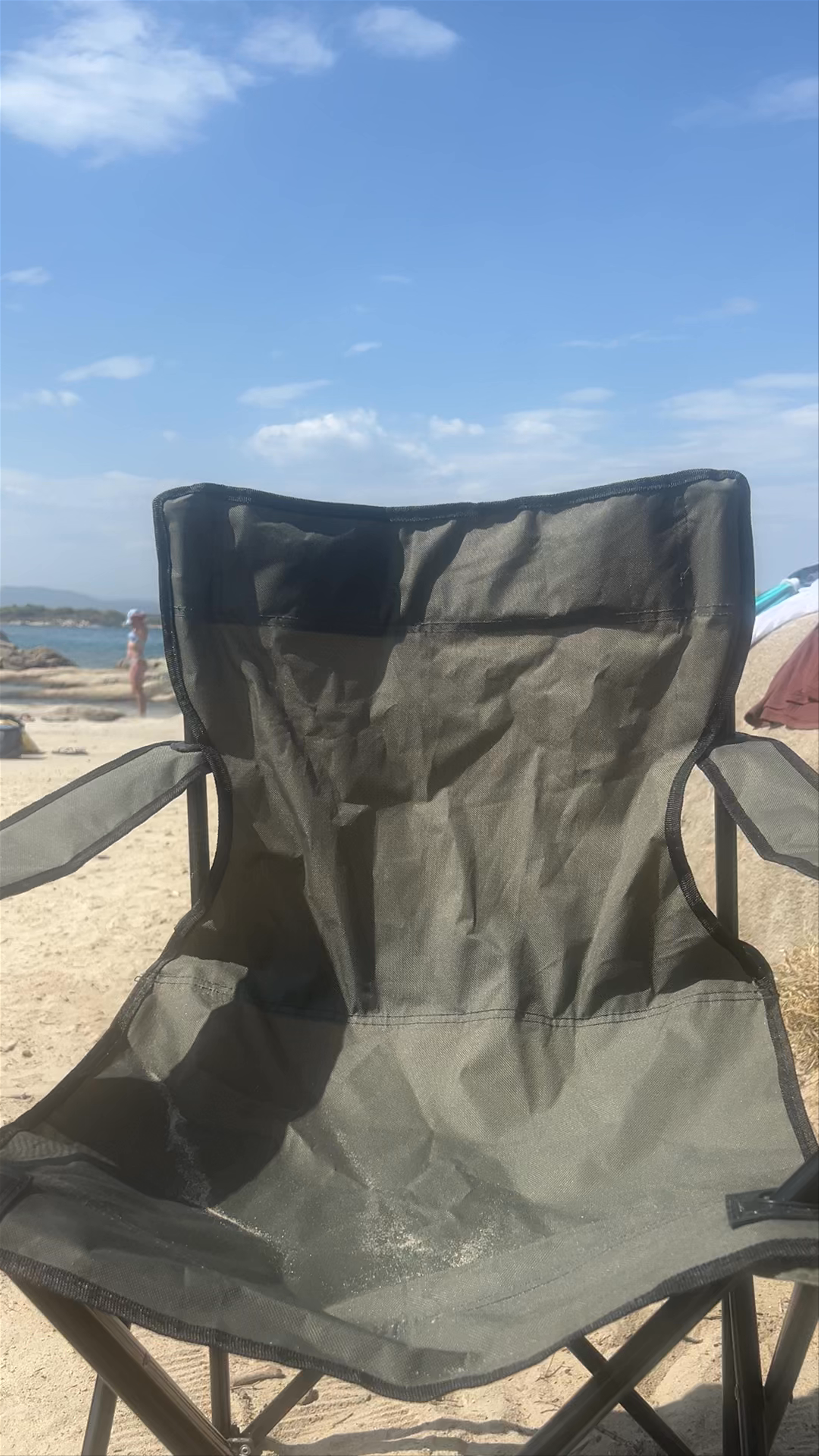 Sunny Day at Karydi Beach, Greece - Relaxing Coastal Escape