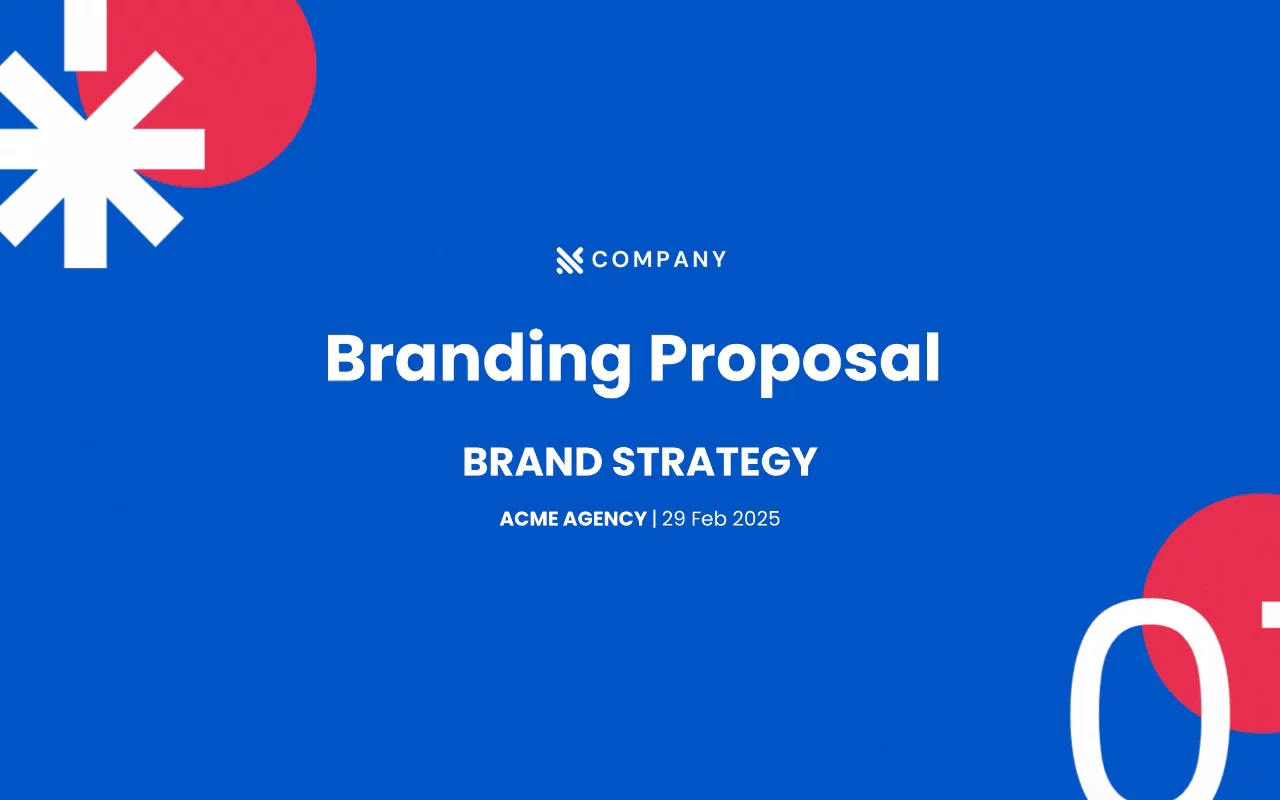 Preview of Branding Proposal Template