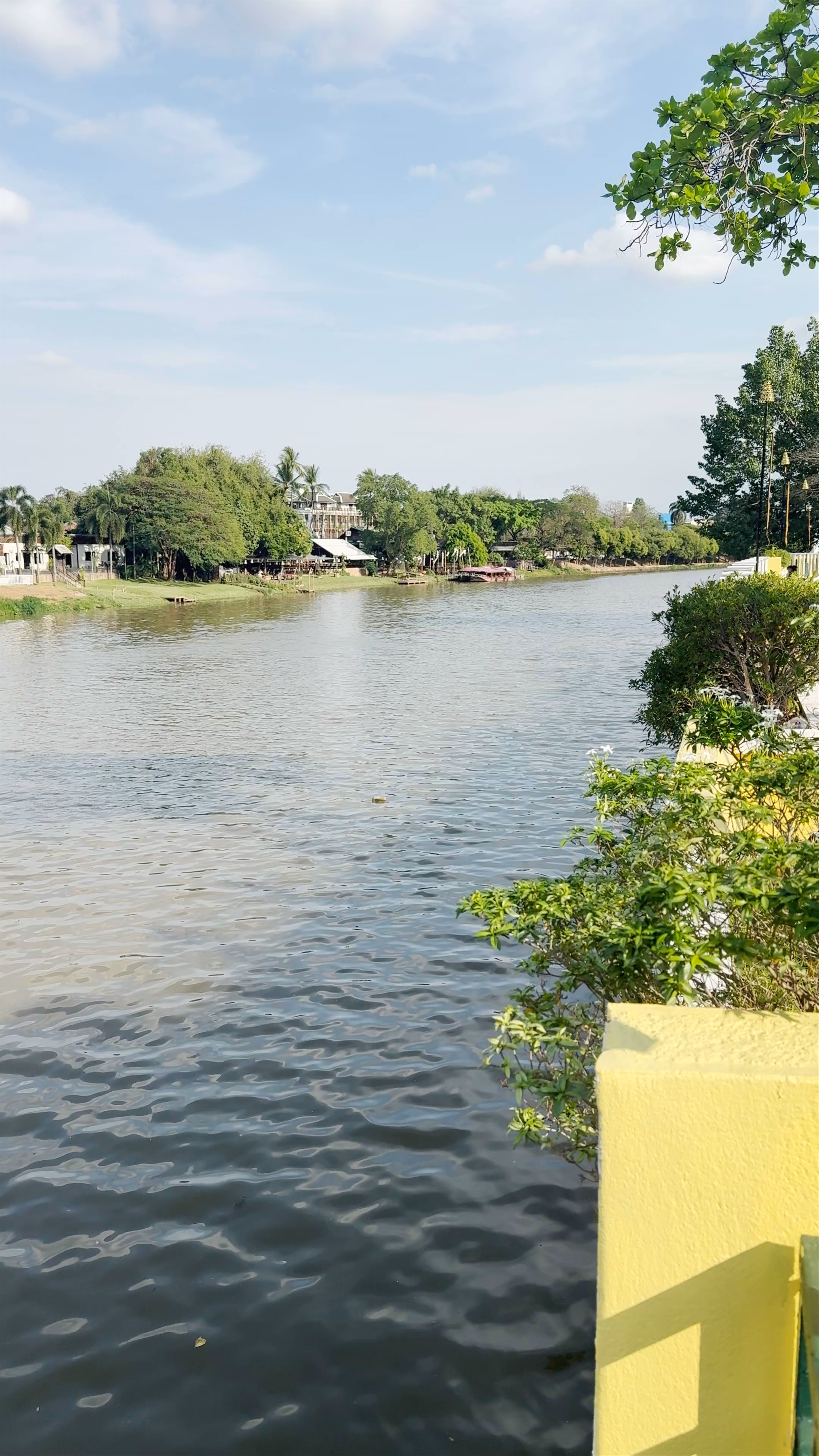 Peaceful Views of Ping River in Thailand